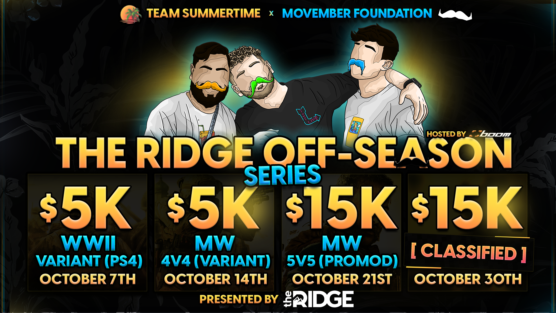 TST x Movember Present: The Ridge Off-Season Series!