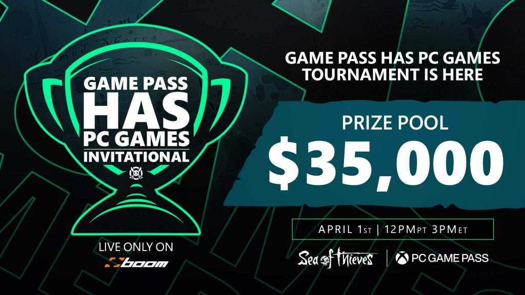 Sea of Thieves Captains Game Pass Has PC Games Invitational banner