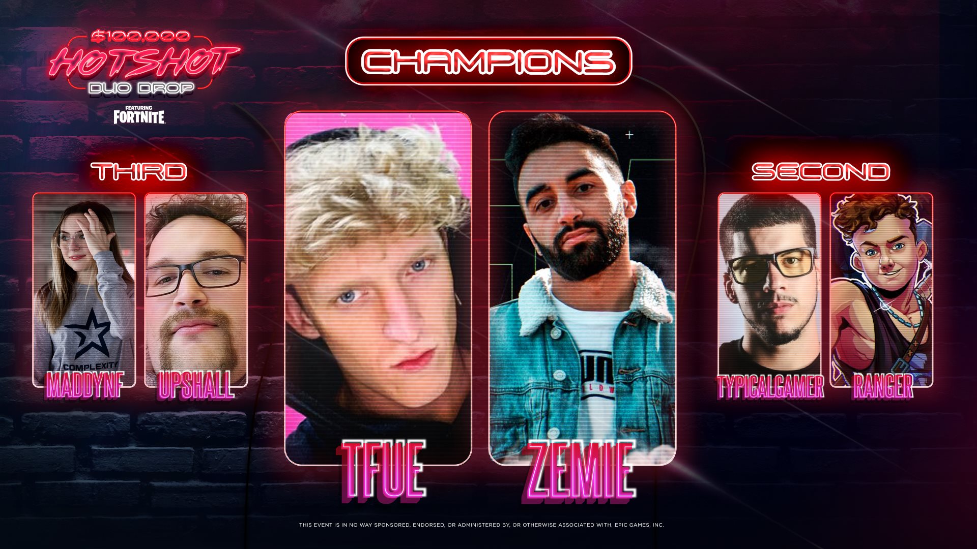 Tfue and Zemie are the HOT SHOT DUO CHAMPS!