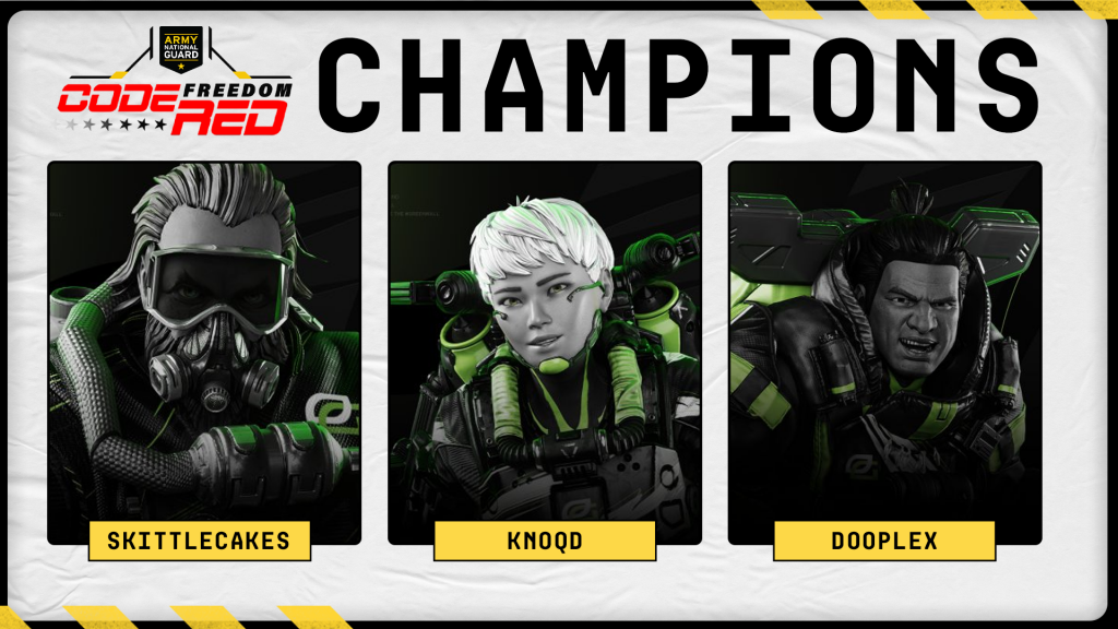 CHAMPIONS: Skittlecakes, KNOQD, Dooplex